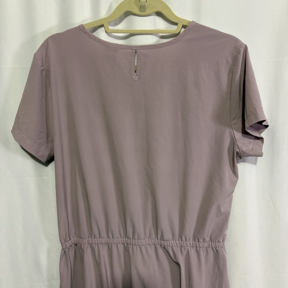 Duluth Trading Co. Flexcellence Purple Dress Size Medium Wicking Athleisure - Picture 7 of 8